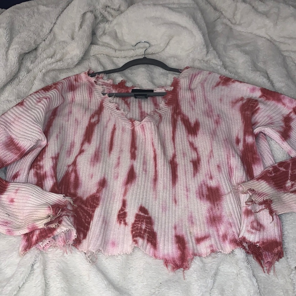 Long sleeve crop top